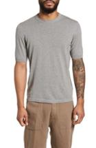 Men's Eleventy Fresco Crewneck Cotton T-shirt - Grey