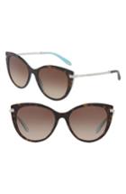 Women's Tiffany & Co. 55mm Gradient Cat Eye Sunglasses - Blue Havana