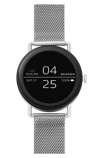 Men's Skagen Falster Touchscreen Mesh Strap Smart Watch, 42mm