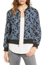 Women's Willow & Clay Floral Applique Bomber Jacket