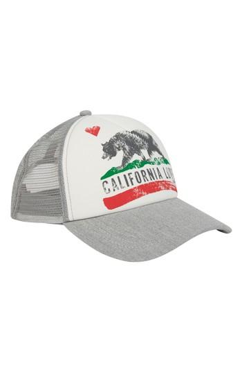 Women's Billabong 'pitstop' Trucker Hat - Grey