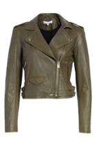 Women's Iro 'ashville' Leather Jacket Us / 34 Fr - Beige
