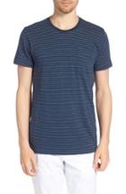 Men's Bonobos Stripe Slim Fit Pocket T-shirt - Blue