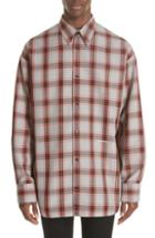 Men's Calvin Klein 205w39nyc Oversize Plaid Twill Shirt