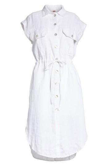 Women's Free People Meet Me Halfway Shirtdress - White