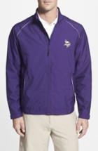 Men's Cutter & Buck Minnesota Vikings - Beacon Weathertec Wind & Water Resistant Jacket