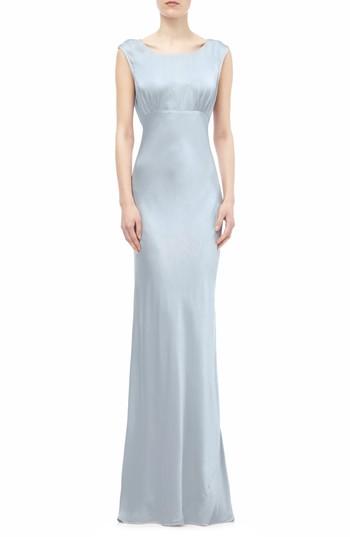 Women's Ghost London Salma Cowl Back Gown - Metallic