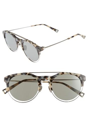 Women's Haze Affix 51mm Round Sunglasses - Milky Tortoise