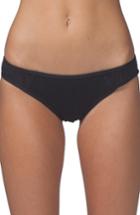 Women's Rip Curl Las Palmas Cheeky Bikini Bottoms - Black