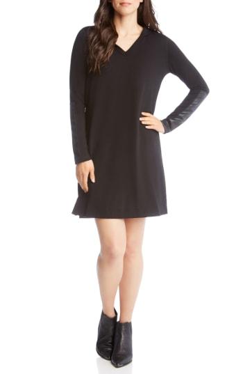 Women's Karen Kane Hoodie Dress - Black