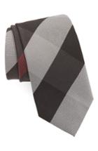 Men's Burberry Clinton Silk Tie, Size - Grey