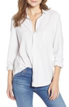 Women's Frank & Eileen Tee Lab Knit Button Down Shirt - White