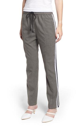 Women's Rebecca Minkoff Nora Microcheck Drawstring Pants, Size - Black