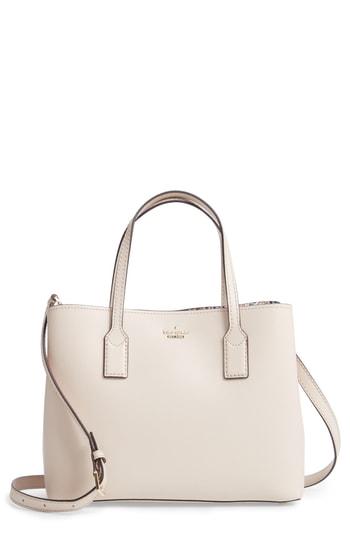 Kate Spade New York Hadley Road Small Dina Leather Shoulder/crossbody Bag - Beige