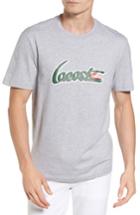 Men's Lacoste Graphic T-shirt (l) - Grey