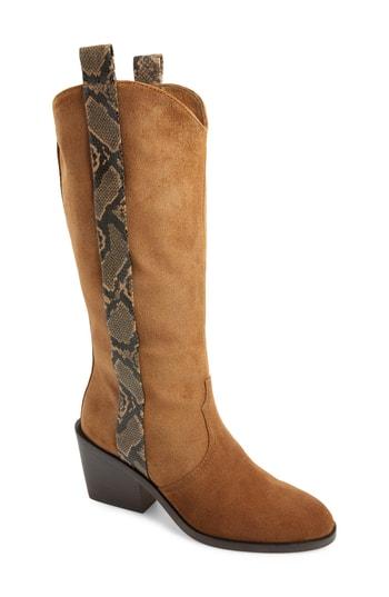 Women's Donald Pliner Riot Western Boot M - Metallic