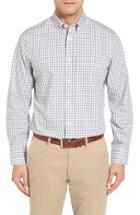 Men's Nordstrom Men's Shop Smartcare(tm) Regular Fit Check Sport Shirt - White