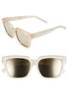 Women's Le Specs 'edition Two' 55mm Sunglasses - Matte Rose/ Matte Sand/ Gold