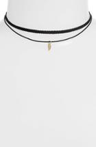 Women's Jules Smith 'tiny Leaf - Ceres' Choker Necklace