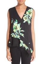 Women's Proenza Schouler Print Georgette Crepe Asymmetrical Top