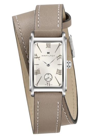 Women's Hamilton Ardmore Wrap Leather Strap Watch, 18mm X 27mm