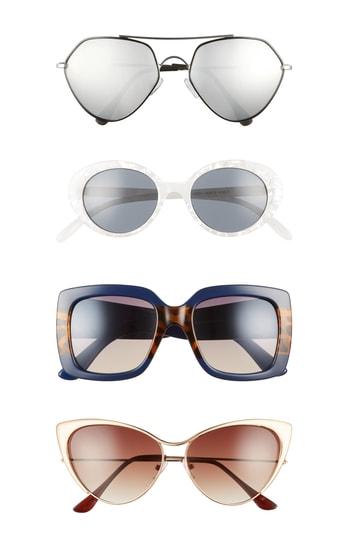 Women's Leith 4-pack Sunglasses Box Set - Multi