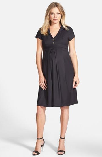 Women's Eva Alexander London 'audrey' Maternity Dress - Blue
