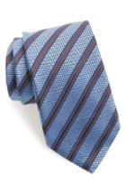 Men's Canali Stripe Silk X-long Tie