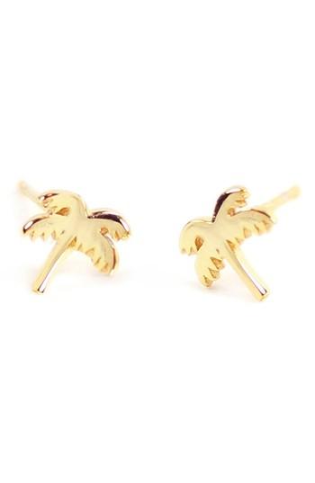 Women's Kris Nations Palm Tree Stud Earrings
