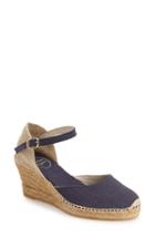 Women's Toni Pons 'caldes' Linen Wedge Sandal Us / 35eu - Blue