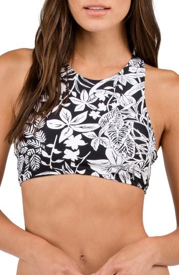 Women's Volcom Branch Out Bikini Top - Black