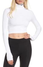 Women's Ivy Park Logo Funnel Neck Backless Crop Top - White