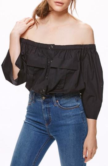 Women's Free People Head Over Heels Off The Shoulder Blouse