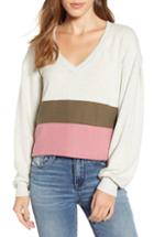 Women's Pst By Project Social T Cozy Colorblock Sweatshirt - Beige