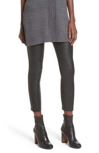 Women's David Lerner Gemma High Waist Faux Leather Leggings