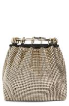 Valentino Ring Mesh Clutch - White