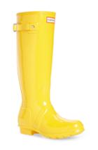 Women's Hunter Original High Gloss Waterproof Boot M - Yellow