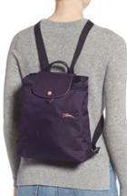 Longchamp Le Pliage Club Backpack - Purple