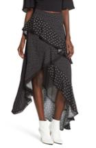 Women's Afrm Grace Asymmetrical Ruffle Skirt
