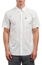 Men's Volcom Bleeker Woven Shirt - White
