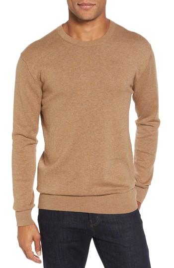 Men's French Connection Portrait Crewneck Sweater, Size - Beige
