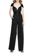 Women's Dessy Collection Twist Convertible Wide Leg Jumpsuit - Black