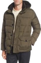 Men's Reaction Kenneth Cole Quilted Parka, Size - Green