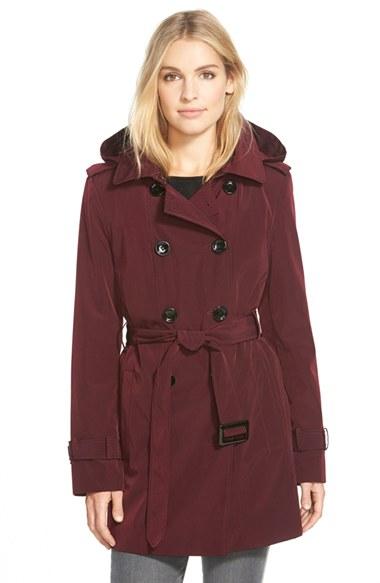Women's Calvin Klein Double Breasted Trench Coat