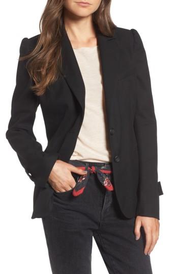 Women's Treasure & Bond X Something Navy Blazer