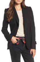 Women's Treasure & Bond X Something Navy Blazer