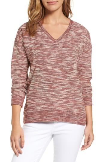 Women's Kut From The Kloth V-neck Sweater - Red