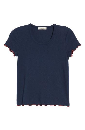 Women's Madewell Baby Tee - Blue