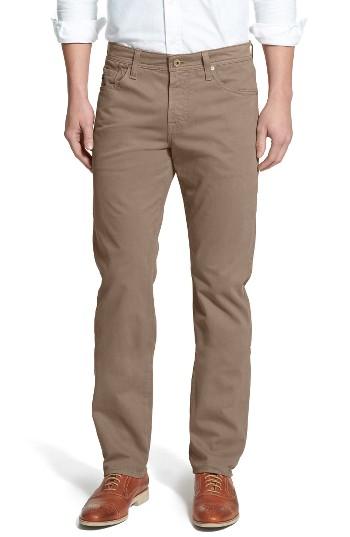Men's Ag Graduate Sud Slim Straight Leg Pants X 32 - Brown
