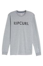 Men's Rip Curl Undertow Tech T-shirt, Size - Grey
